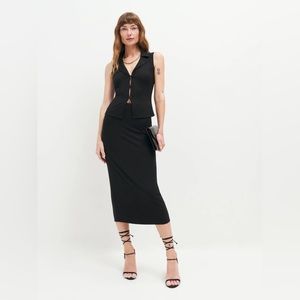 NWT Reformation ✨ Dorothea Knit Two Piece Skirt Top Set
